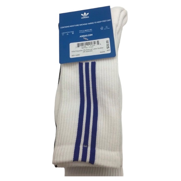 Adidas 3pk. Original Trefoil Crew Socks - Picture 2 of 4